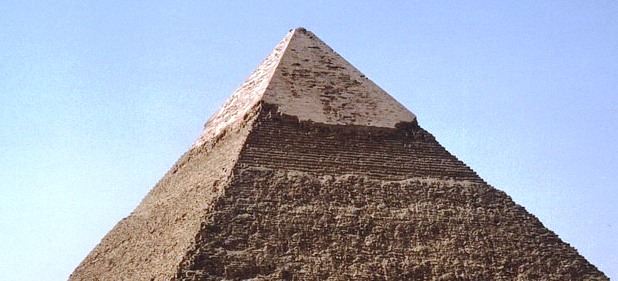 Piramide di Chefren - sommità