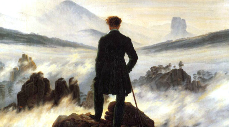 Viandante sul mare di nebbia (1818)