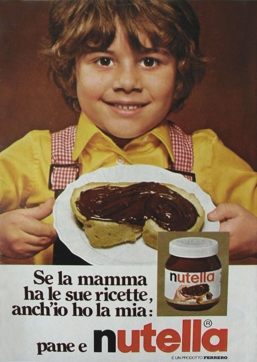 Nutella, una vecchia pubblicità