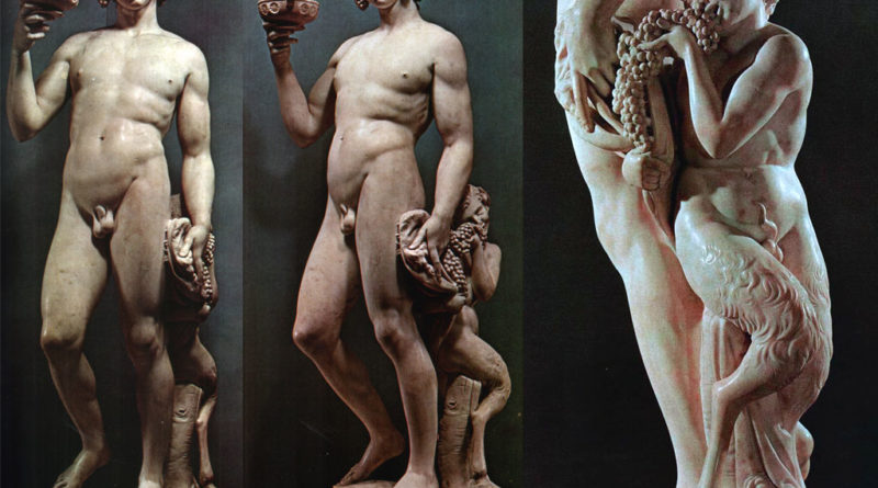 Bacco, scultura di Michelangelo