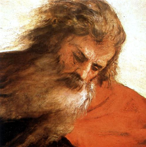 Assunta Tiziano - dettaglio del Padreterno