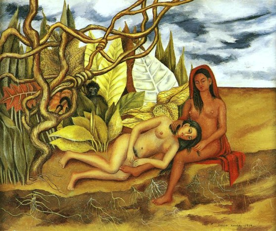 frida-kahlo-two-nudes-in-the-forest