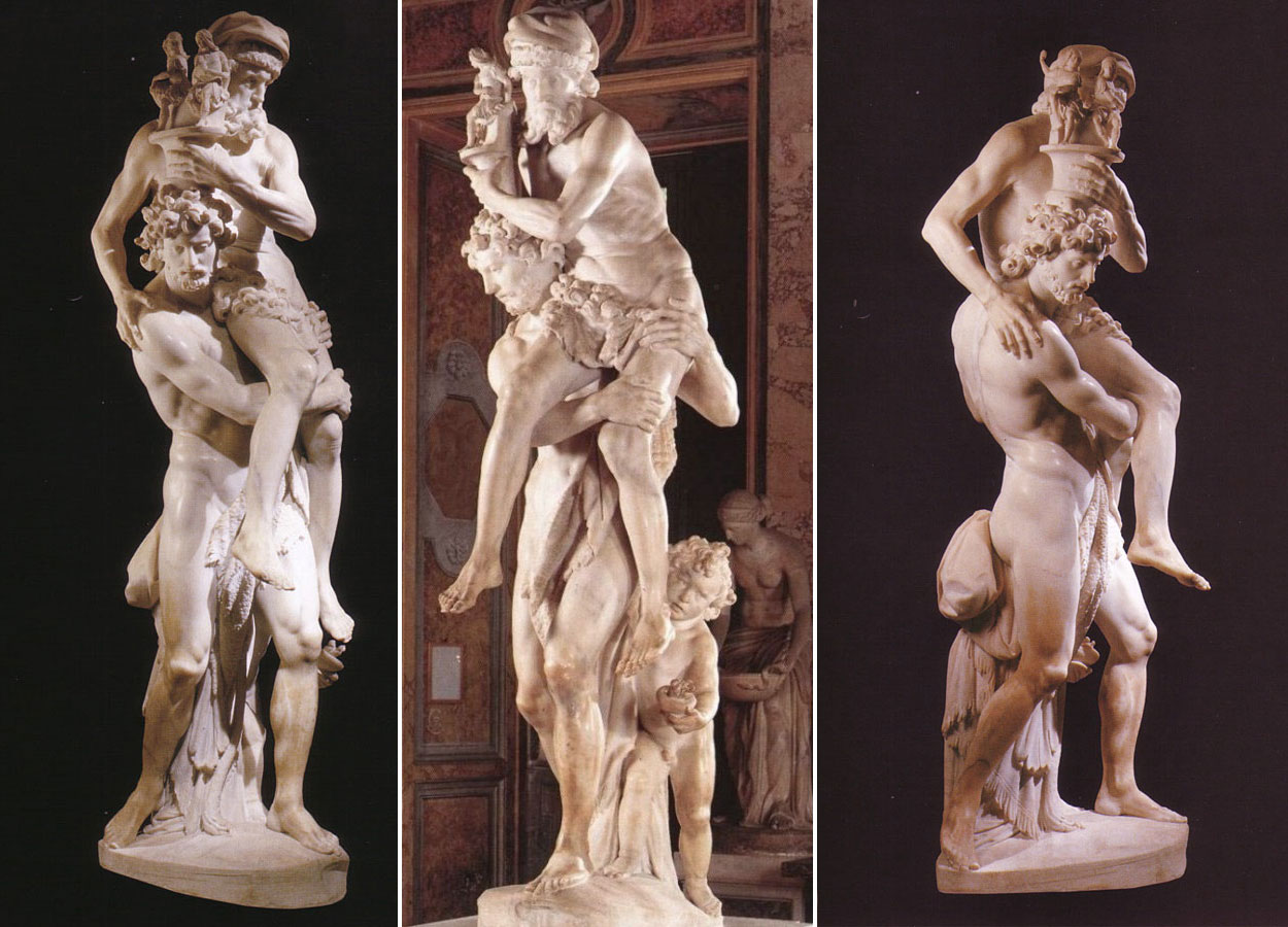 Enea, Anchise e Ascanio - Bernini - scultura