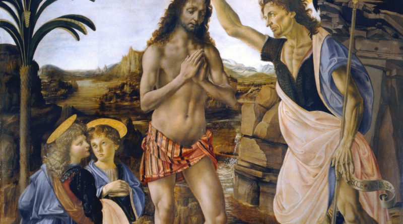 Battesimo di Cristo - Leonardo da Vinci - 1470