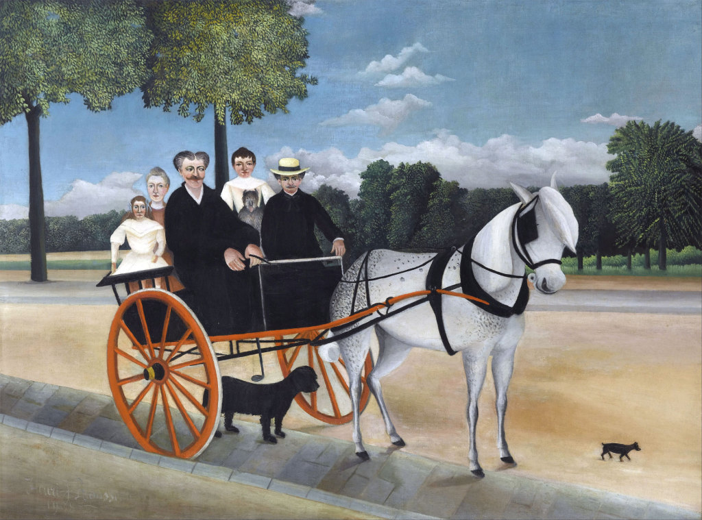 Henri Rousseau: La Carriole du Père Junier (1908) • Il calesse di papà Junier