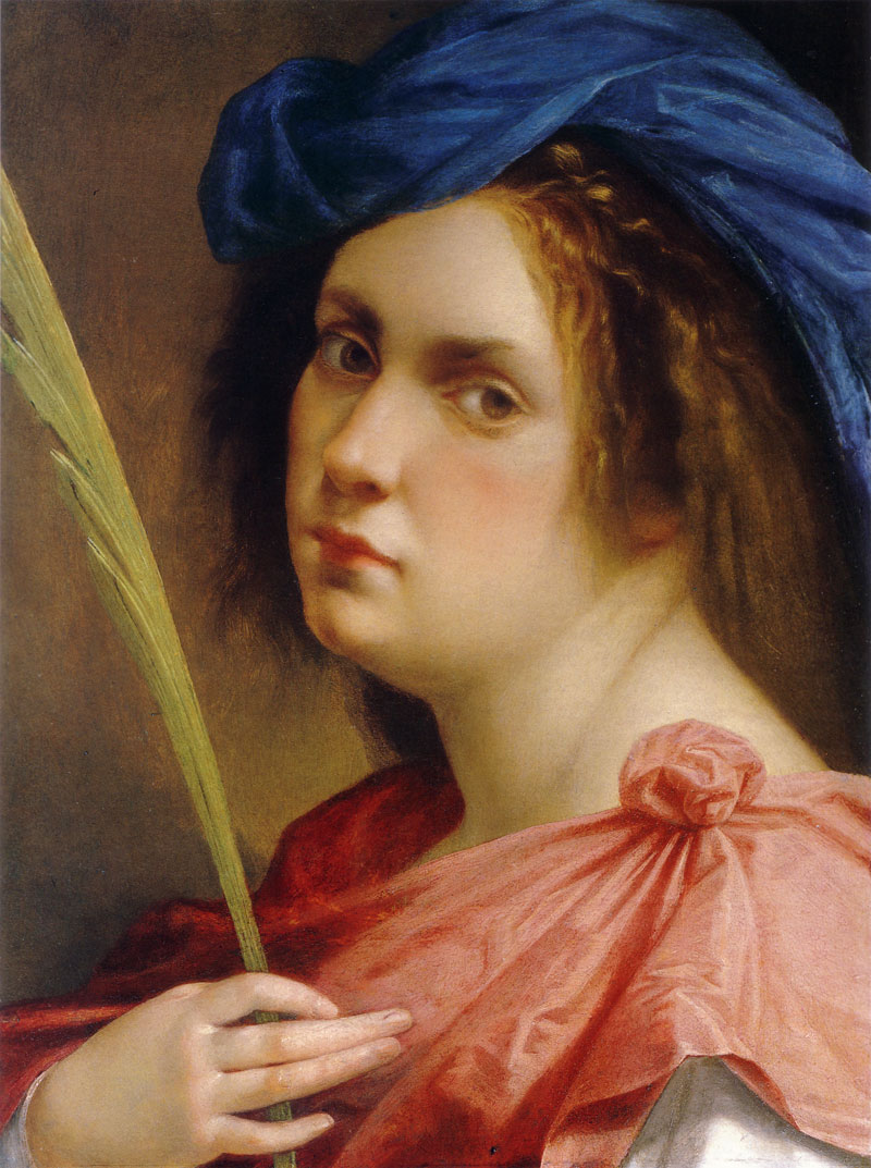 Artemisia Lomi Gentileschi – Autoritratto come martire (1615)