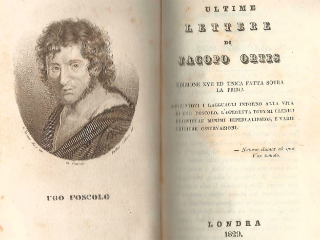 Le Ultime Lettere Di Jacopo Ortis Ugo Foscolo