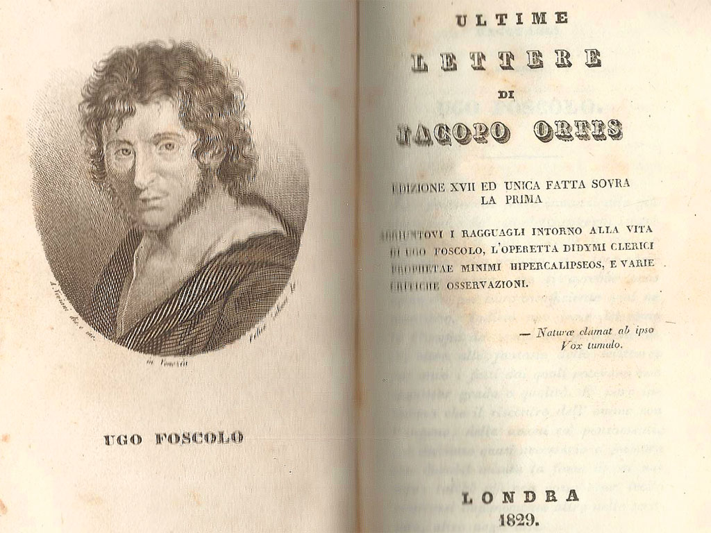 Ultime lettere di Jacopo Ortis: riassunto