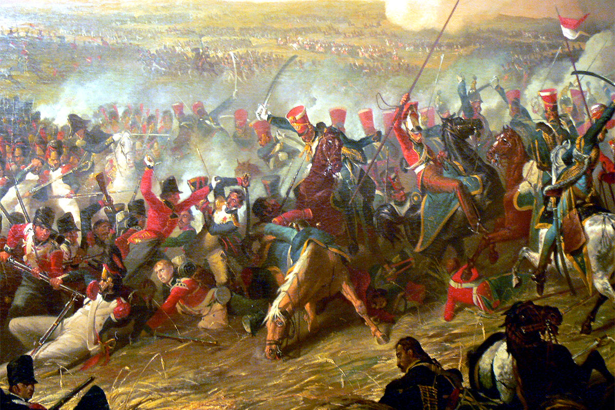 La Battaglia di Waterloo in un dipinto di Denis Dighton - 1816