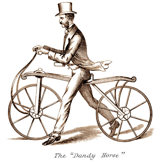 1818 la prima antenata della bicicletta