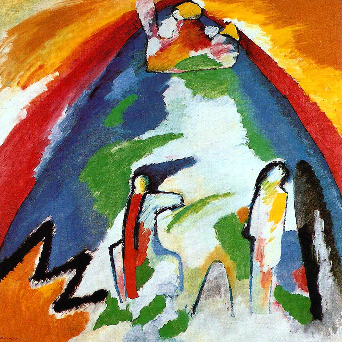 Montagna - Mountain - Kandinsky - 1909