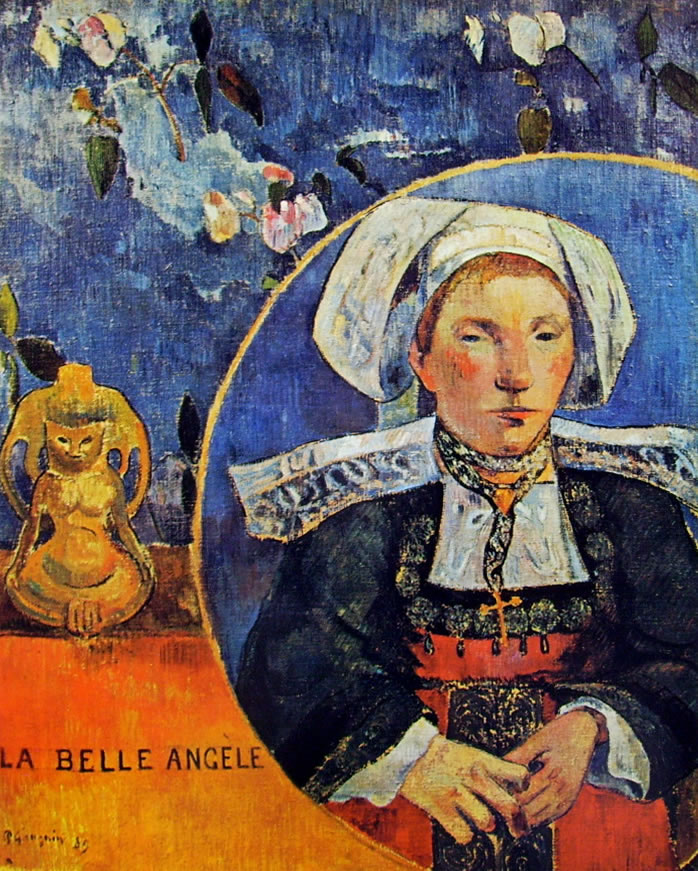10 Paul Gauguin-la belle Angene