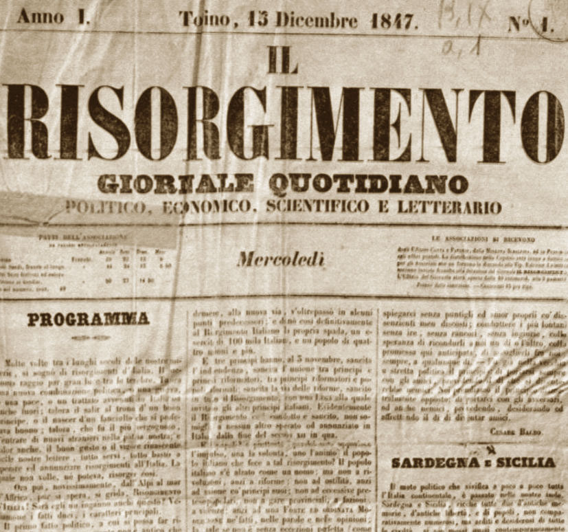 Il Risorgimento - giornale - gazzetta