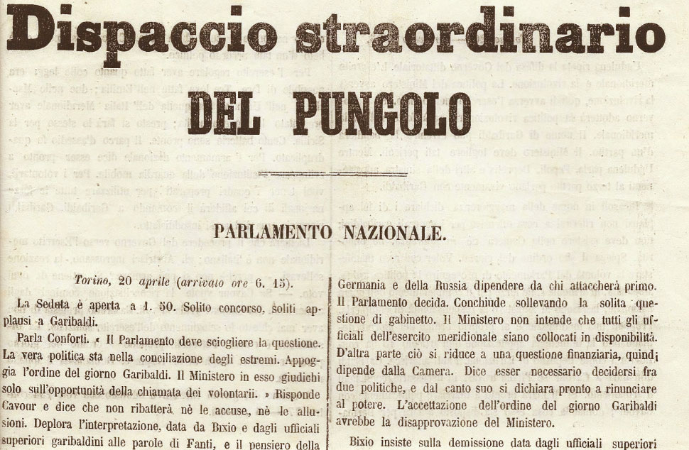 Giornalismo e stampa durante la unita di Italia