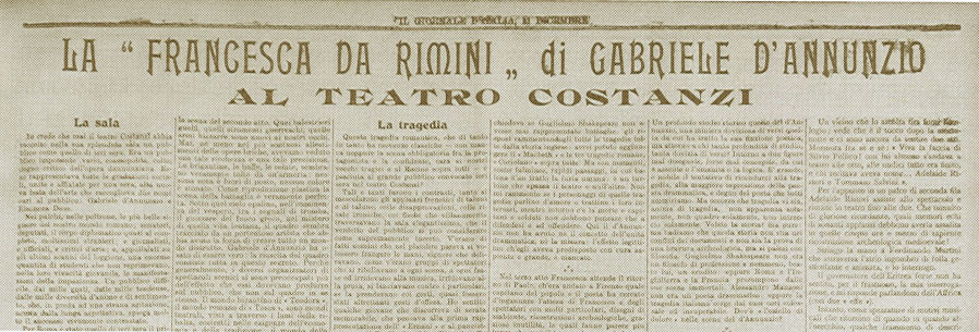 Storia del giornalismo - La prima Terza pagina - 10 dicembre 1901