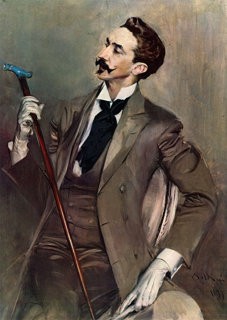 Il conte Robert de Montesquiou - ritratto da Giovanni Boldini - 1897