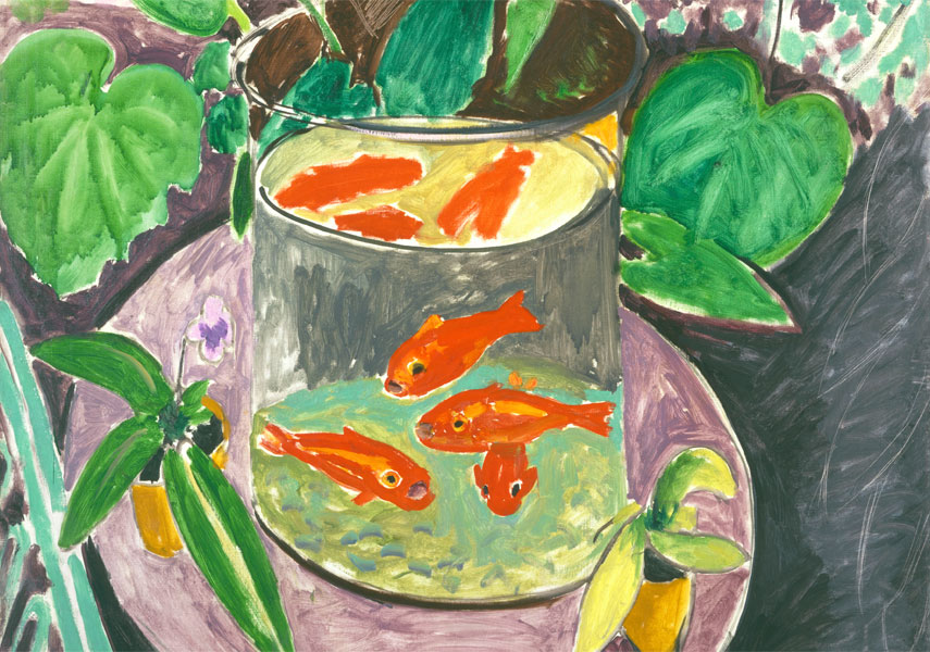 Pesci rossi - Goldfish - Matisse - detail - dettaglio