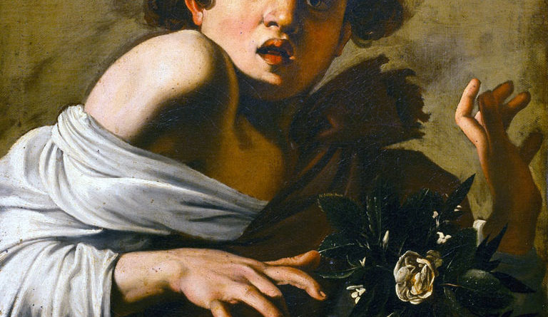 Ragazzo morso da un ramarro - Caravaggio - quadro - dipinto - opera