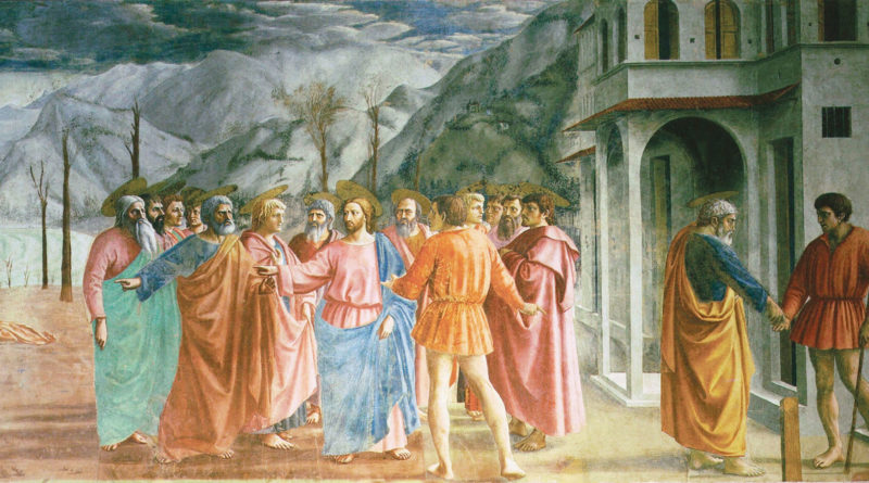 Pagamento del Tributo - Masaccio - Affresco