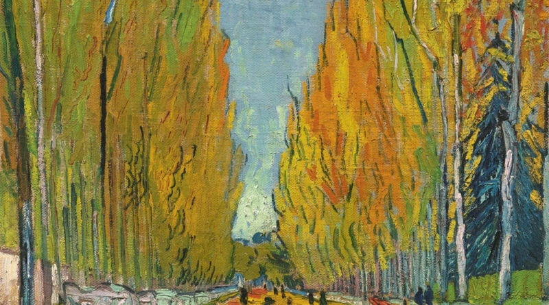 Les Alyscamps (I campi elisi), Van Gogh, 1888