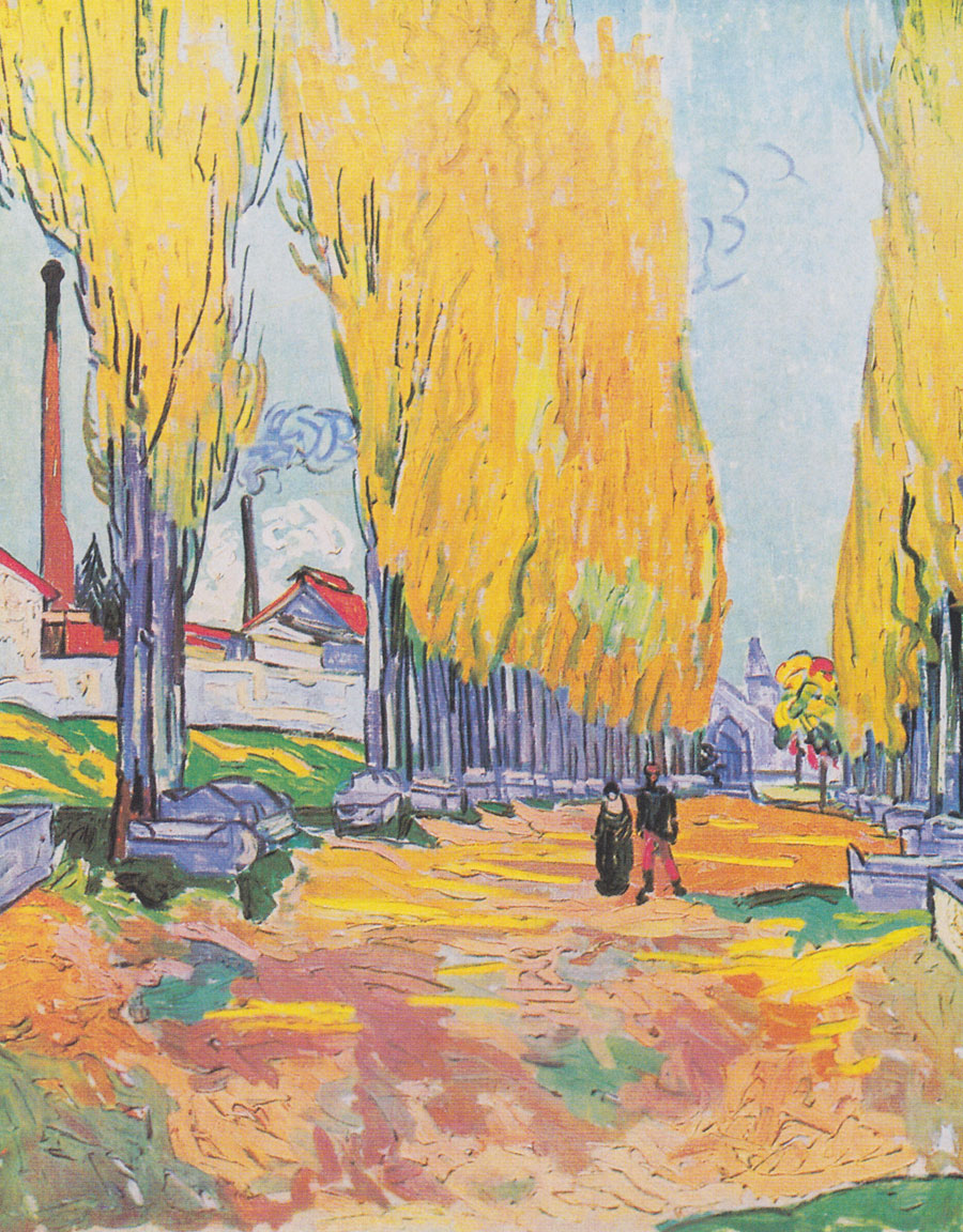 Alyscamps - Campi elisi - Van Gogh - versione 2