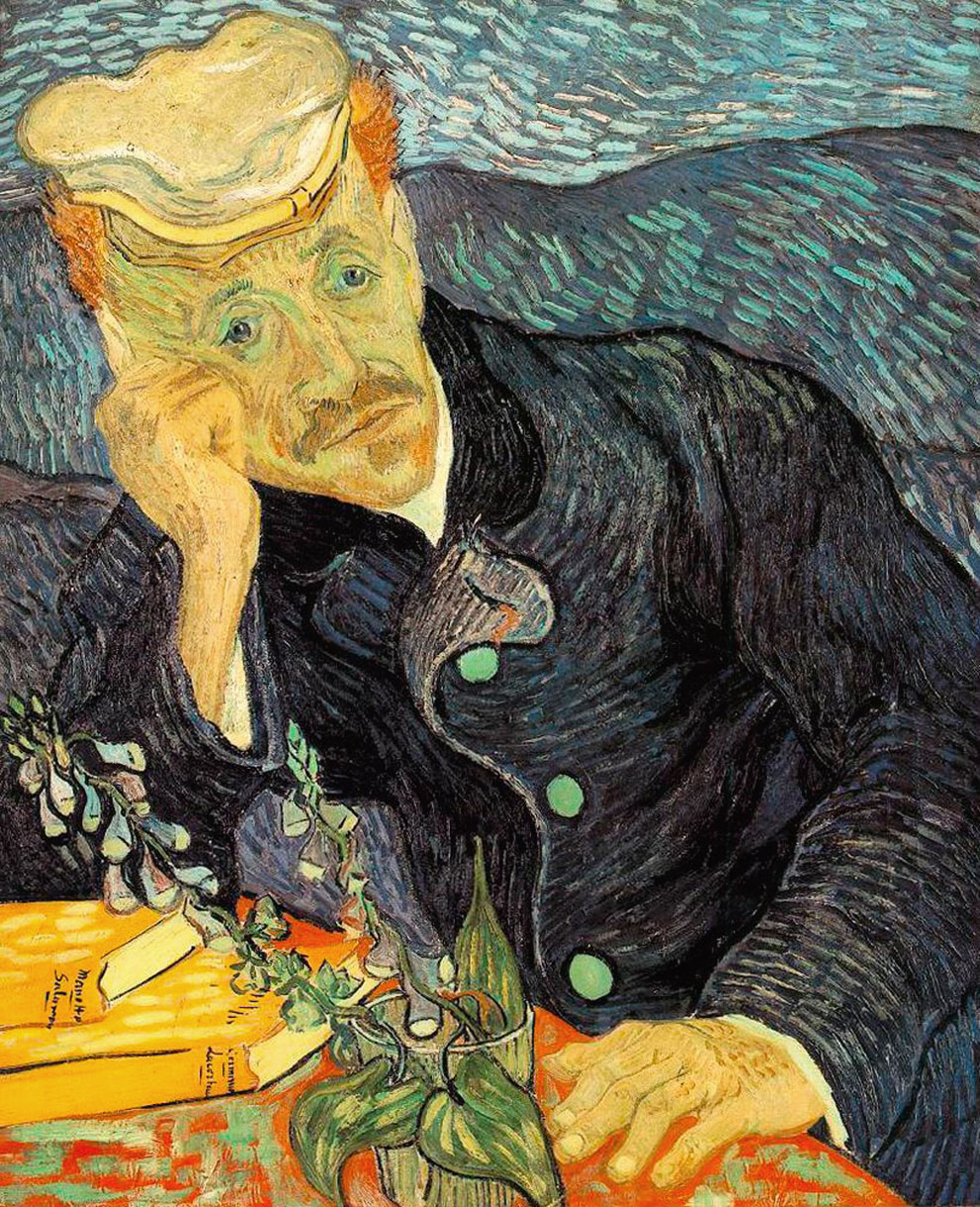 Ritratto del dottor Paul Gachet - Van Gogh - 1890