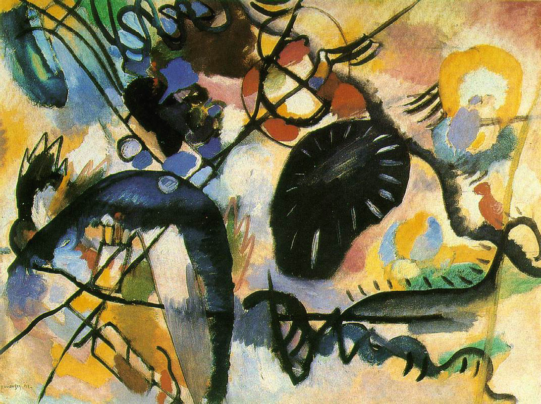 Macchia nera I - Black Spot - Kandinsky - 1912