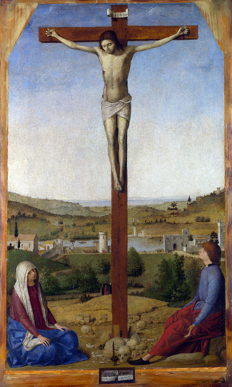 Crocifissione Antonello da Messina Londra London