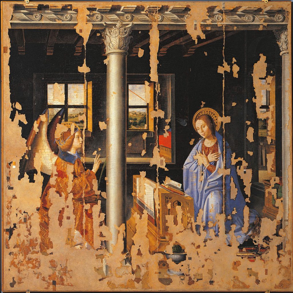 Annunciazione, opera di Antonello da Messina (1474)