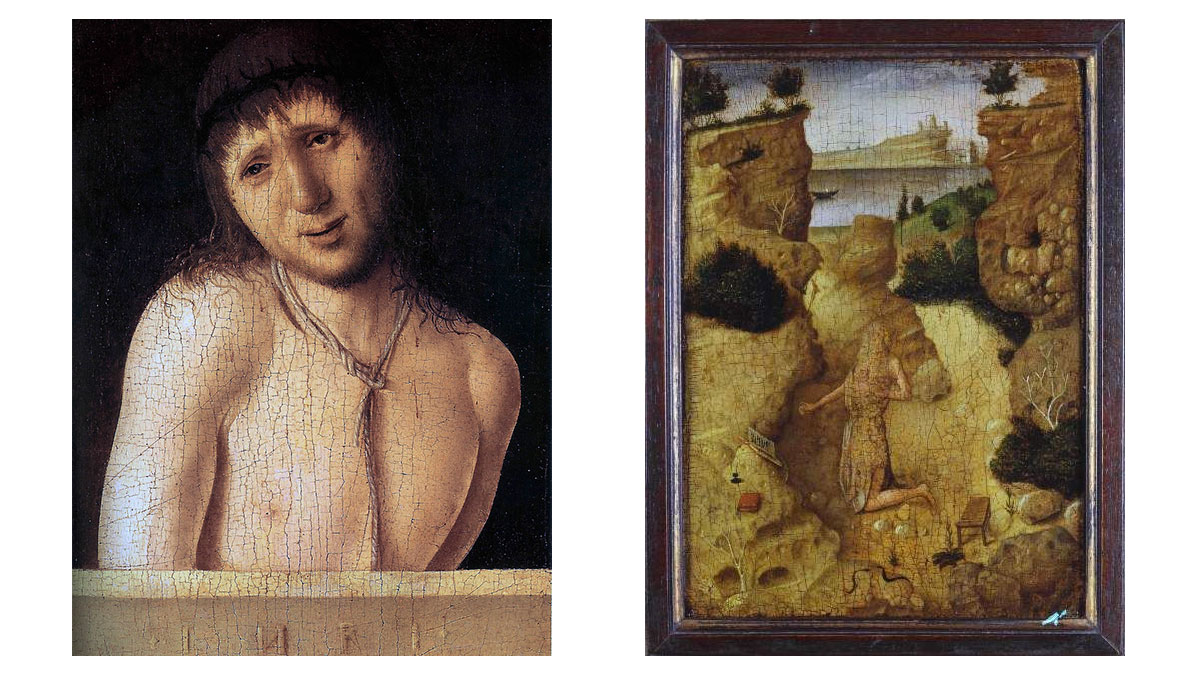 Tavoletta di Antonello da Messina: Ecce homo (fronte) e San Girolamo penitente (retro) - Analisi dell'opera