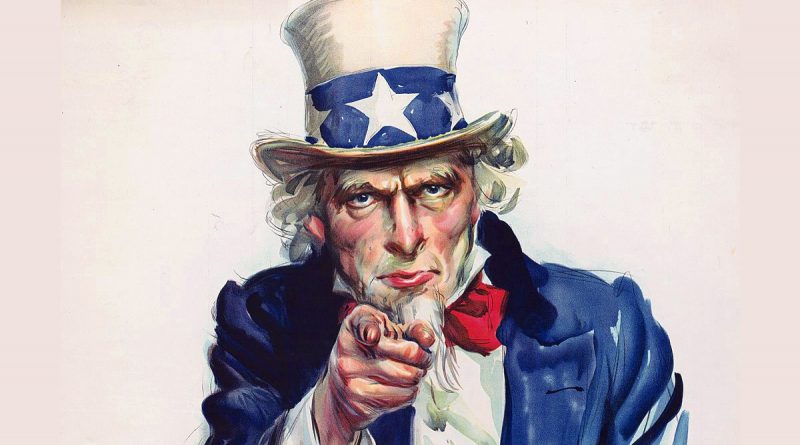 Zio Sam - Uncle Sam • E' la personificazione che rappresenta gli USA