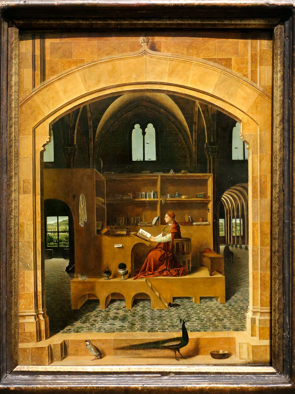 San Girolamo nello studio, analisi dell'opera di Antonello da Messina