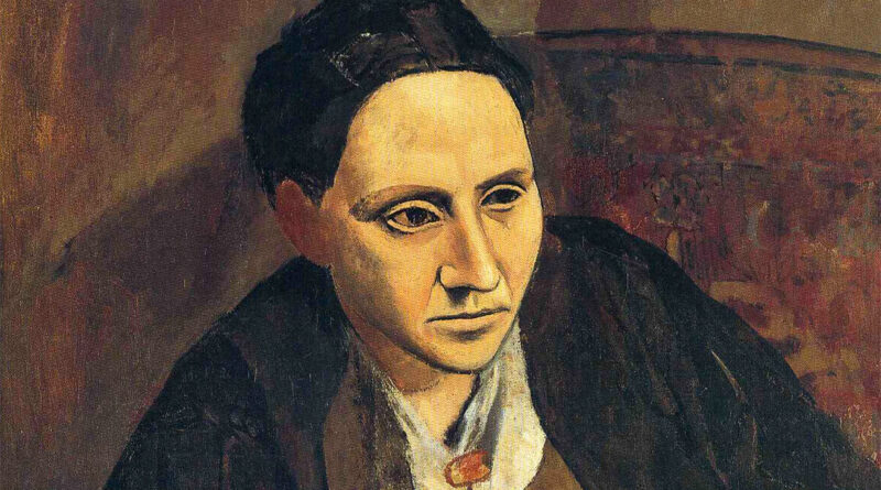 Ritratto Gertrude Stein Picasso dettaglio