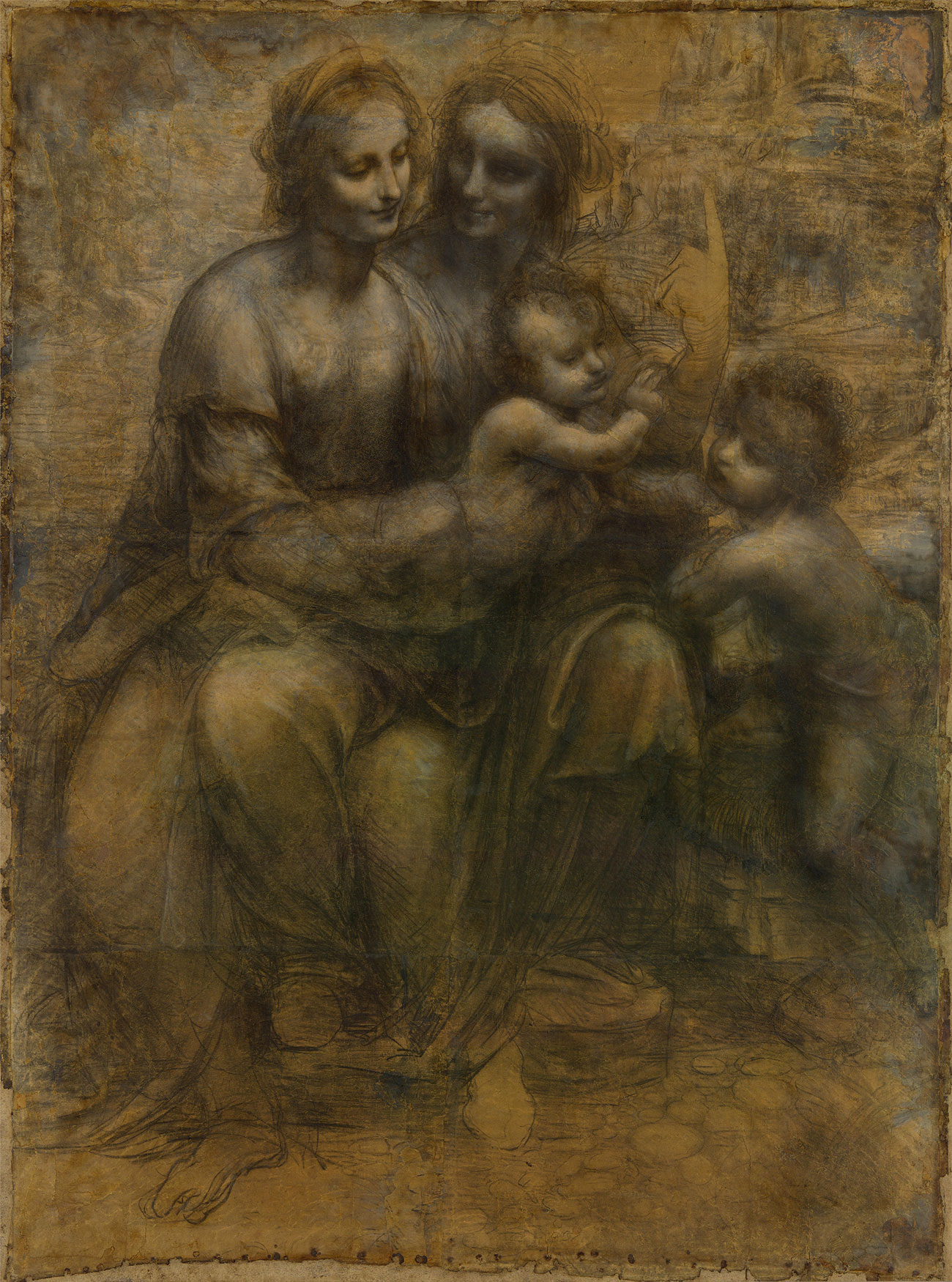 Cartone di sant'Anna, opera di Leonardo