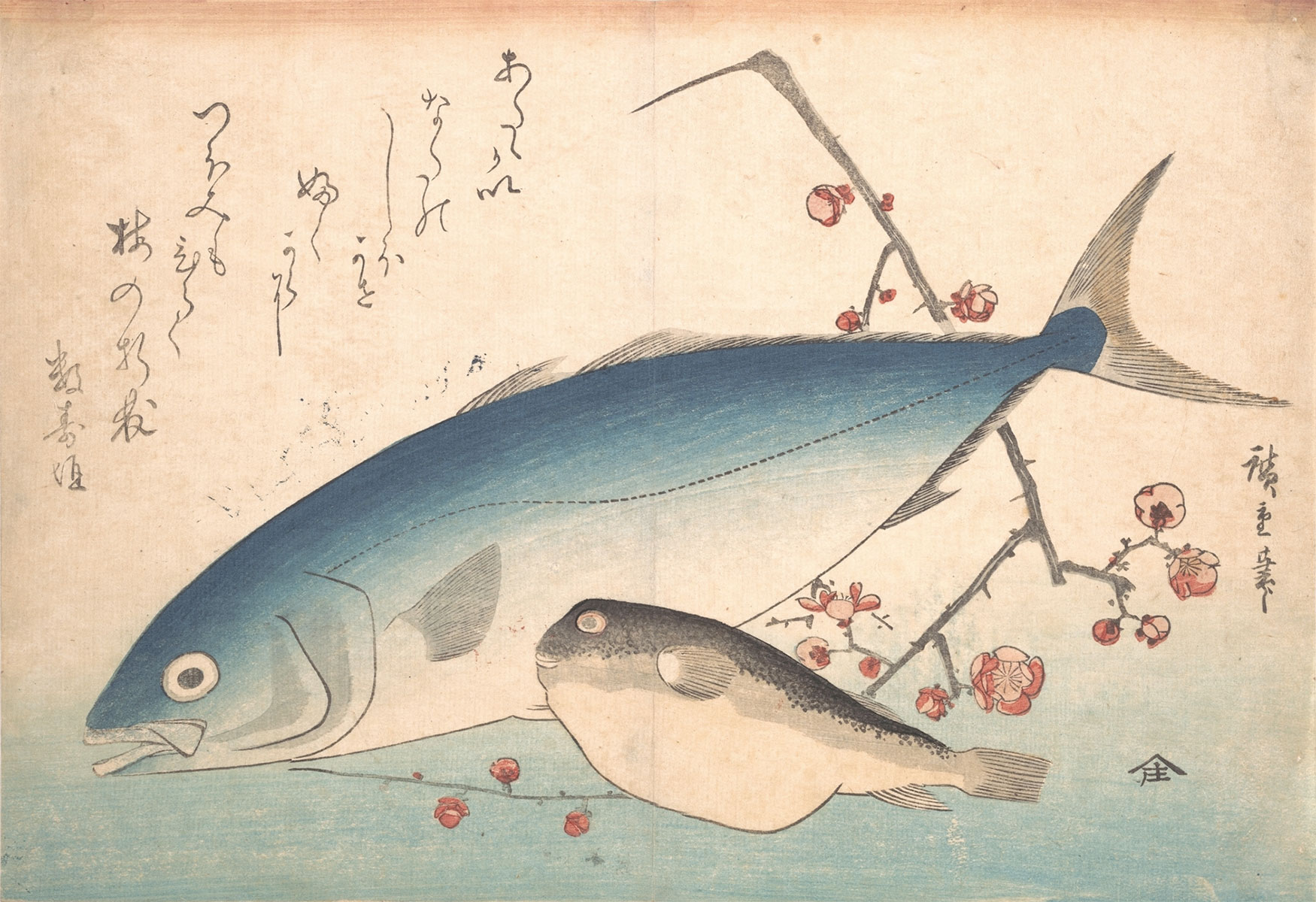 Fugu e Inada (Hiroshige, 1840)