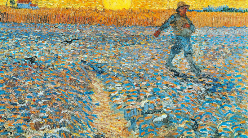 Seminatore al tramonto (Sower-at-Sunset), quadro di Vincent van Gogh del 1888