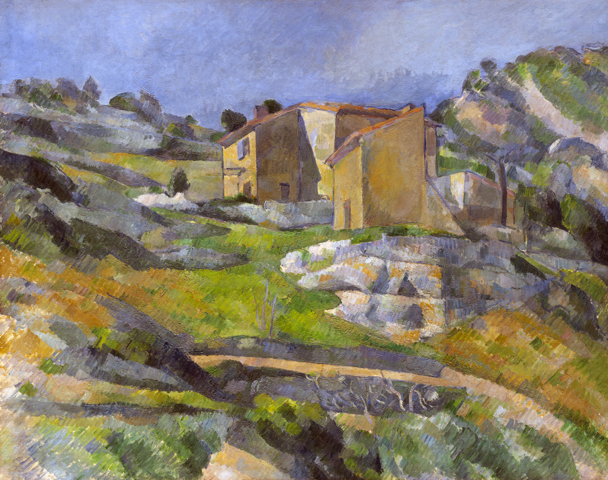 Case à l'Estaque - quadro di Cézanne