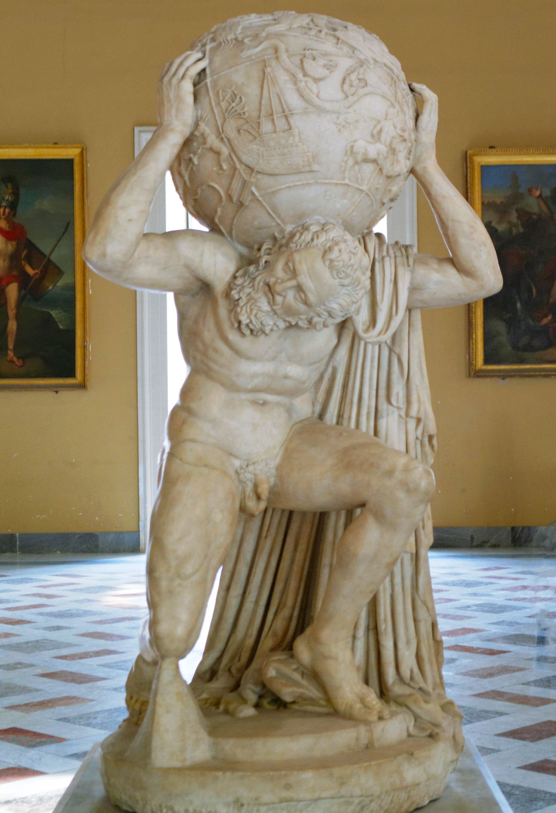 atlante farnese statua scultura
