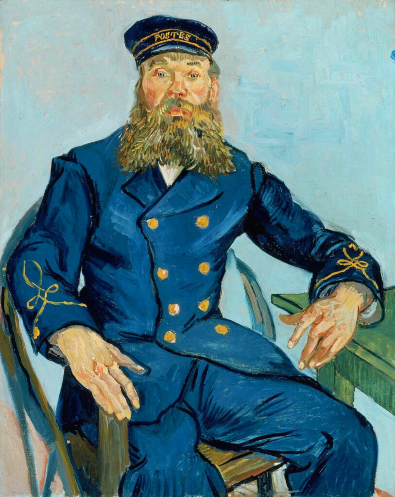 Il postino Joseph Roulin ritratto da Vincent van Gogh - postman portrait