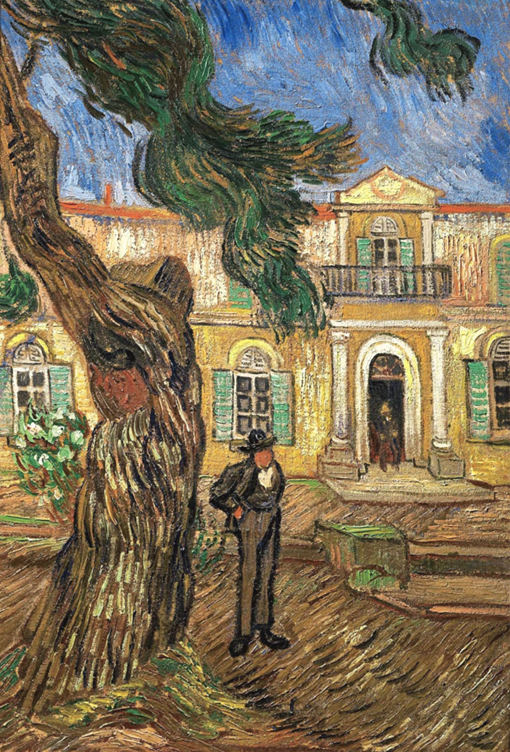 Van Gogh - Davanti al manicomio di Saint-Rémy