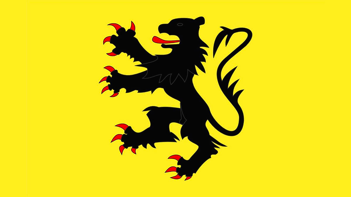 Bandiera delle Fiandre - Flanders flag