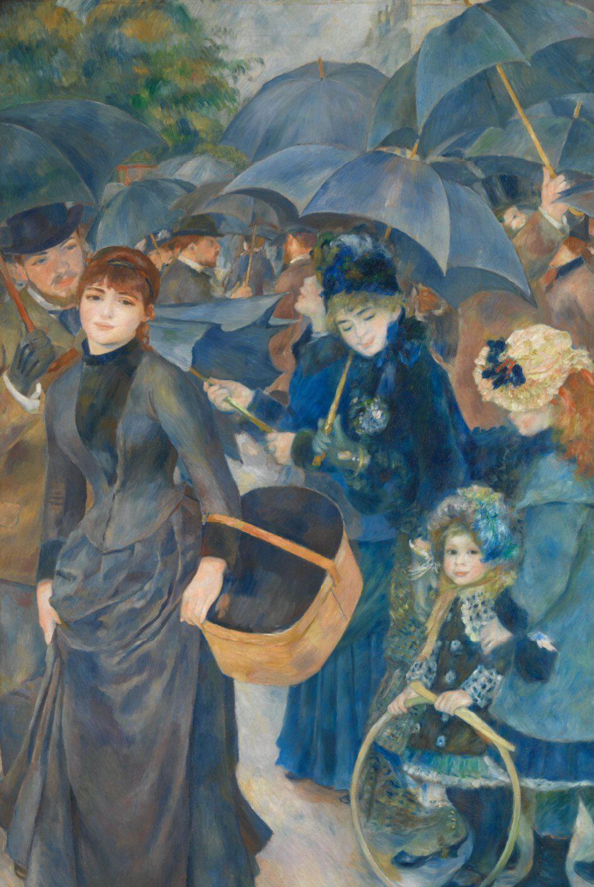 Les Parapluies - Gli ombrelli - The Umbrellas - quadro di Renoir