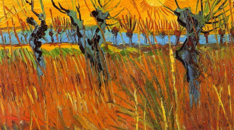Salici al tramonto - Van Gogh - Pollard willows at sunset