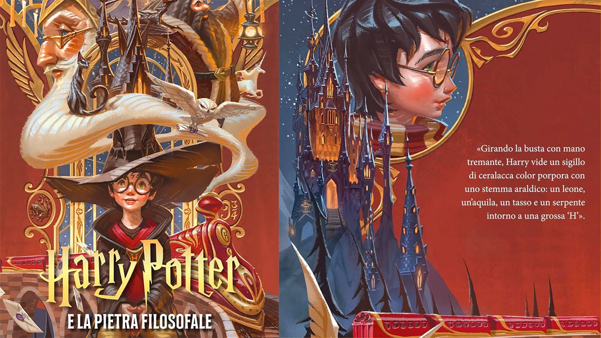 Harry Potter e la pietra filosofale - copertina del libro