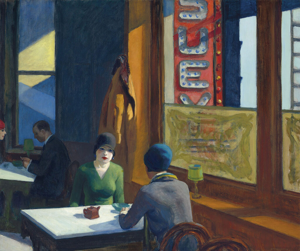 Chop Suey quadro famoso di Hopper