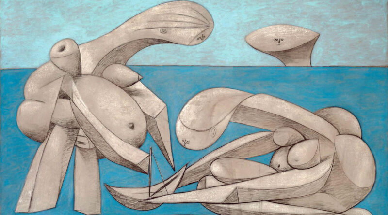 picasso - sulla spiaggia