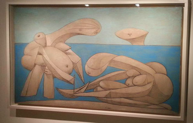 picasso - donne che giocano sulla spiaggia - museotanza